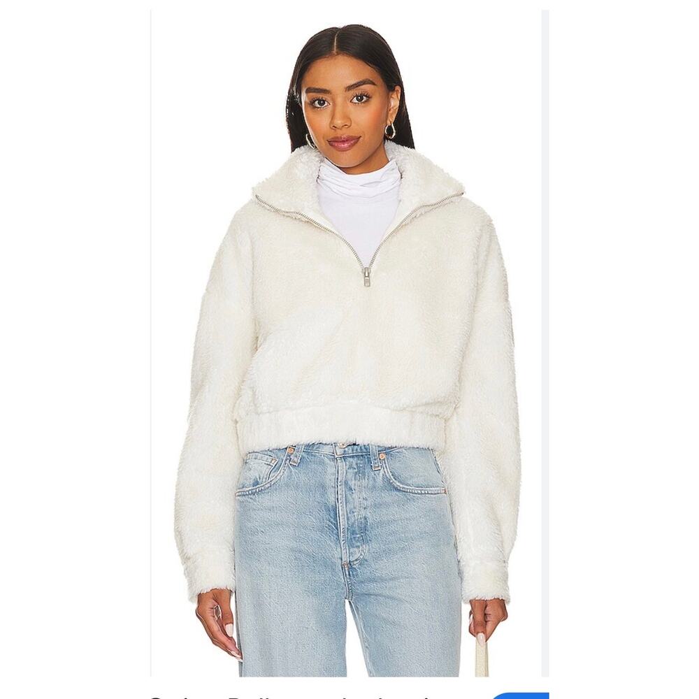 REVOLVE LPA Quinn Pullover Jacket in Cream small
